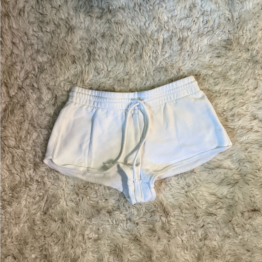 Women's White Casual Shorts